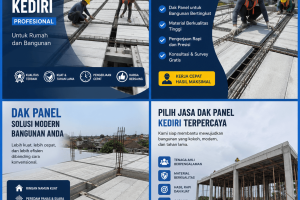 Jasa Dak Panel Kediri Profesional untuk Rumah dan Bangunan