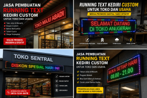 JASA RUNNING TEXT KEDIRI