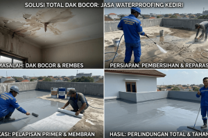 Waterproofing Dak Kediri untuk Mengatasi Masalah Kebocoran
