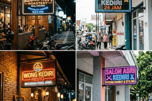Pembuatan Neon Box Kediri untuk Papan Nama Usaha
