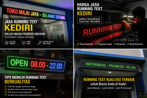 TUKANG RUNNING TEXT KEDIRI