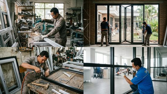Cara Memilih Jasa Tukang Aluminium Kediri untuk Kusen, Pintu, dan Jendela
