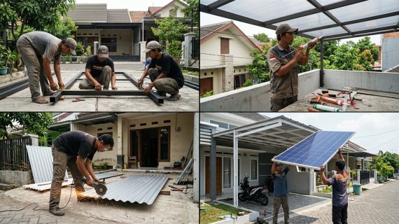 Tips Memilih Jasa Tukang Kanopi Kediri Sesuai Desain, Material, dan Budget