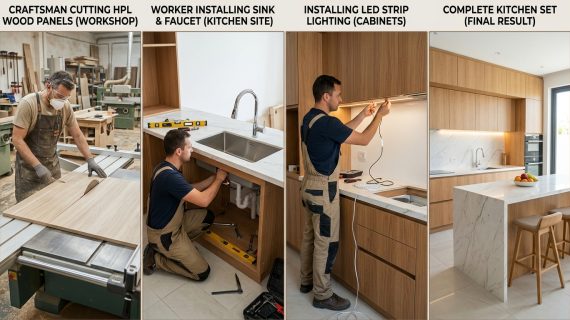 Cara Memilih Jasa Kitchen Set Kediri Sesuai Kebutuhan dan Budget