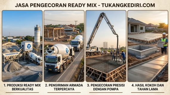 Tips Memilih Jasa Tukang Pengecoran Ready Mix Berkualitas di Kediri